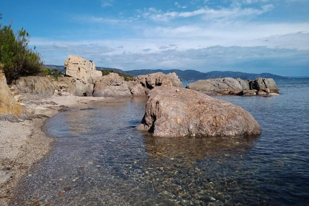 Face Mer Entre Plage Et Marina บอร์มส์-เลส์-มิโมซาส์ ภายนอก รูปภาพ