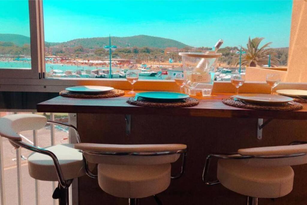 Face Mer Entre Plage Et Marina บอร์มส์-เลส์-มิโมซาส์ ภายนอก รูปภาพ